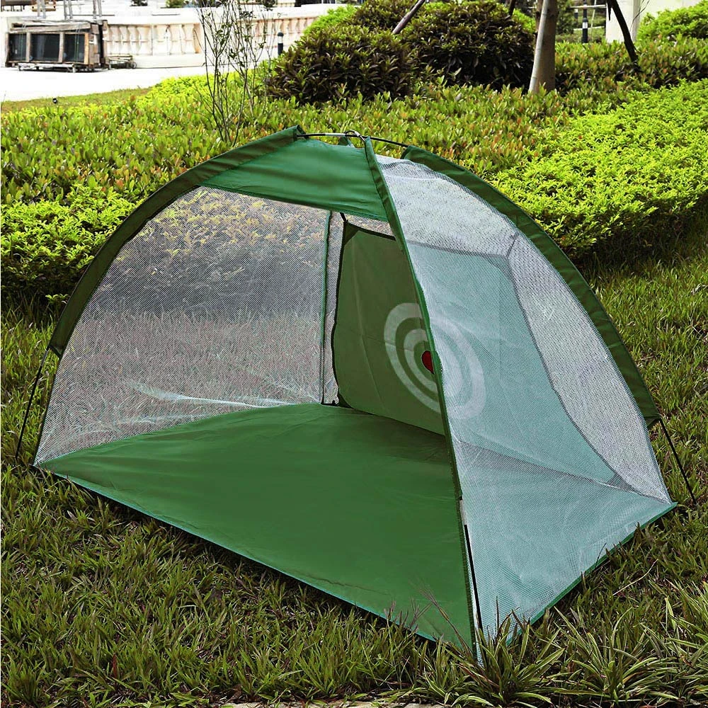 

RUNACC Pop-Up Golf Hitting Practice Net Practical Golf Driving Net Portable Golf Practice Net Set with Target