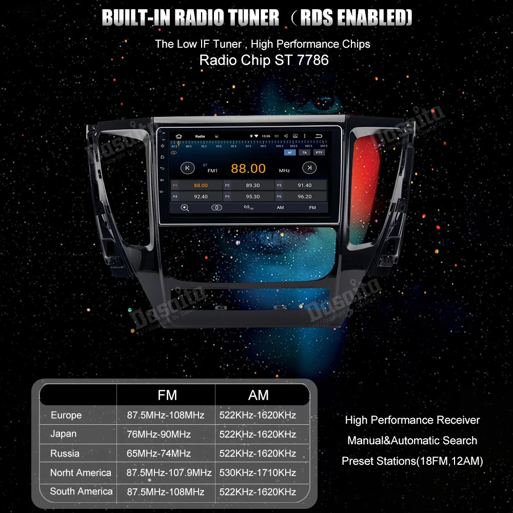 Sale Dasaita 9" Android 8.1 Car GPS Player Navi for Mitsubishi Pajero Sport 2017 with 2G+16G Quad Core No DVD Radio Multimedia 4 Sale Dasaita 9" Android 8.1 Car GPS Player Navi for Mitsubishi Pajero Sport 2017 with 2G+16G Quad Core No DVD Radio Multimedia 4