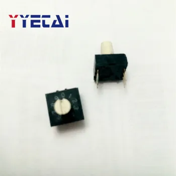 

YongYeTai RH3HAF-10R rotary encoder DIP switch 10 0-9 with a handle 3: 3 pin positive code