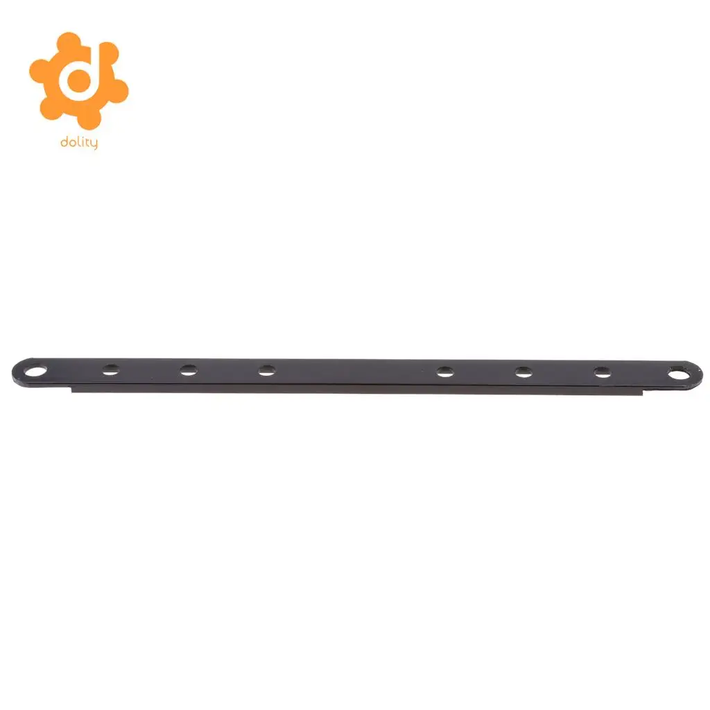12' Motorcycle Hanger Strap Universal Exhaust Muffler Drilled Bracket Black