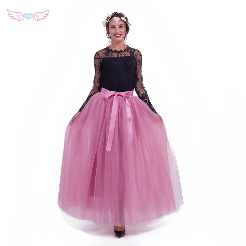 dusty pink tutu skirt