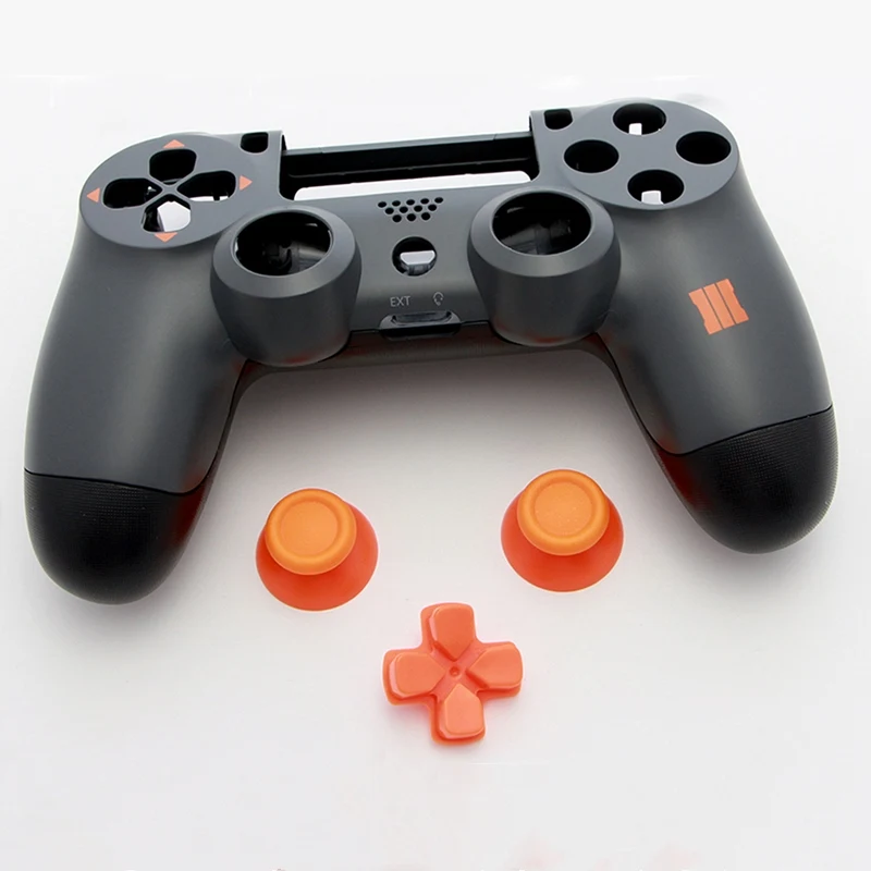 

Front Grey Housing Case PS4 040 020Controller Shell For PS4 Limited Edition Design Back Black Case