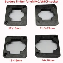 EMMC/eMCP ограничитель для тестовых розеток, направляющая рамка 11,5*13 мм, 12*16 мм, 12*18 мм, 14*18 мм, для гнезда раскладушки
