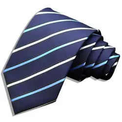 Новый стиль сплошной Цвет Для мужчин галстук в полоску жаккард галстук Бизнес Повседневное Стиль Галстуки для Для мужчин multi Цвет нежный