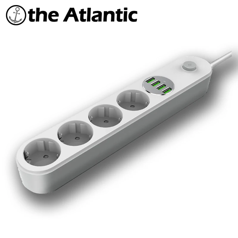 LDNIO ЕС 4 стены AC стандарта 4) штепсельная USB адаптер Электрический розетки