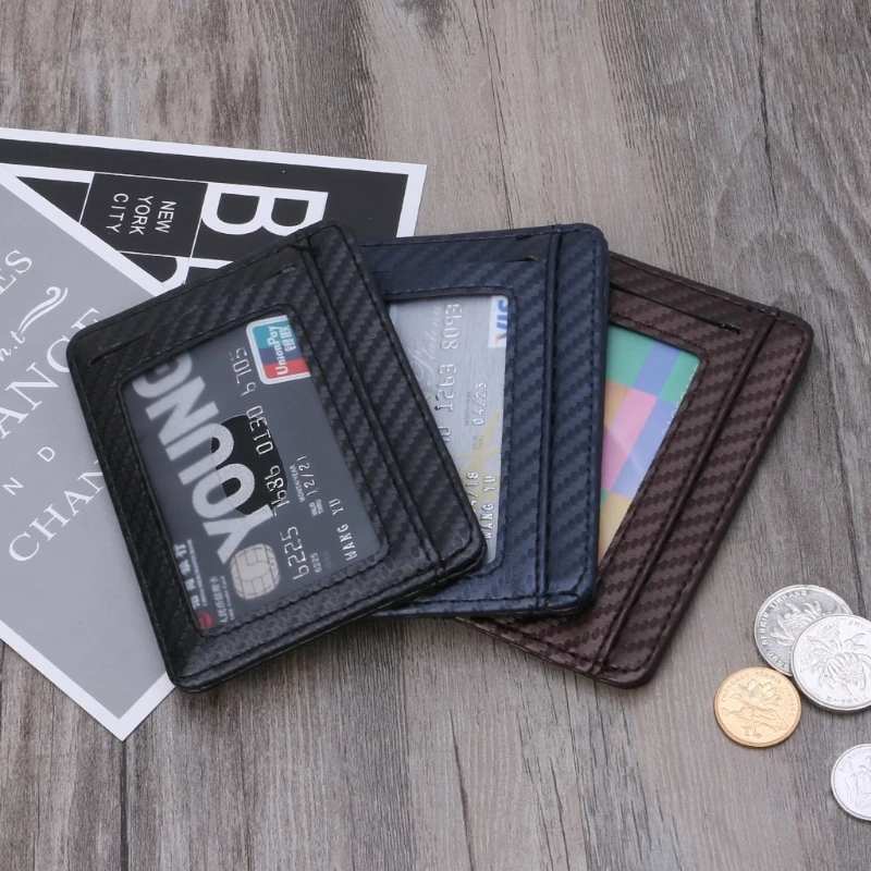 thinkthendo simple card holder slim bank credit card id