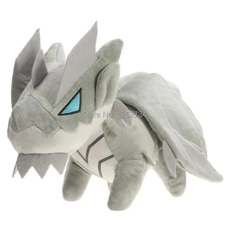 

Free Shipping EMS 50/Lot Cute Monster Hunter Gray Kushala Daora 30CM Soft Party Gifts Animal Dolls Plush Figure Doll