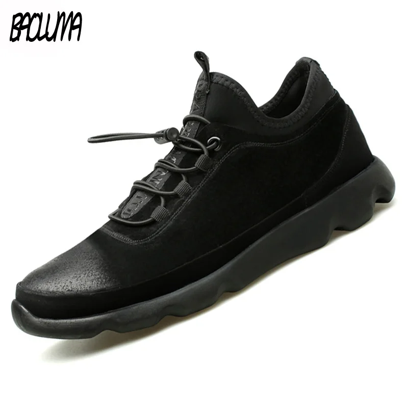 

Brand Leather Men Casual Shoes Luxury Mens Loafers Shoes Moccasins Breathable Man Lace-up Brown Driving Men Shoes Soft Bottom