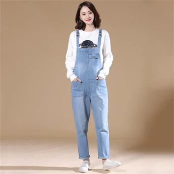 

Sexy Plus Size Denim Jumpsuits Romper Women Jumpsuit Winter Autumn Jeans Jumpsuit for Women 2019 Streetwear Overalls