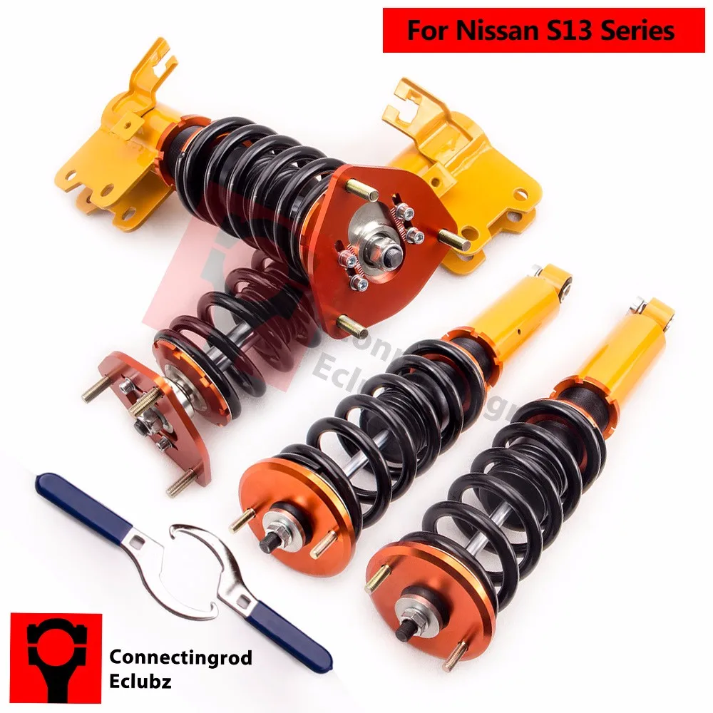 Coilover Spring Suspension for Nissan Silvia S13 200SX CA18DET 89 94