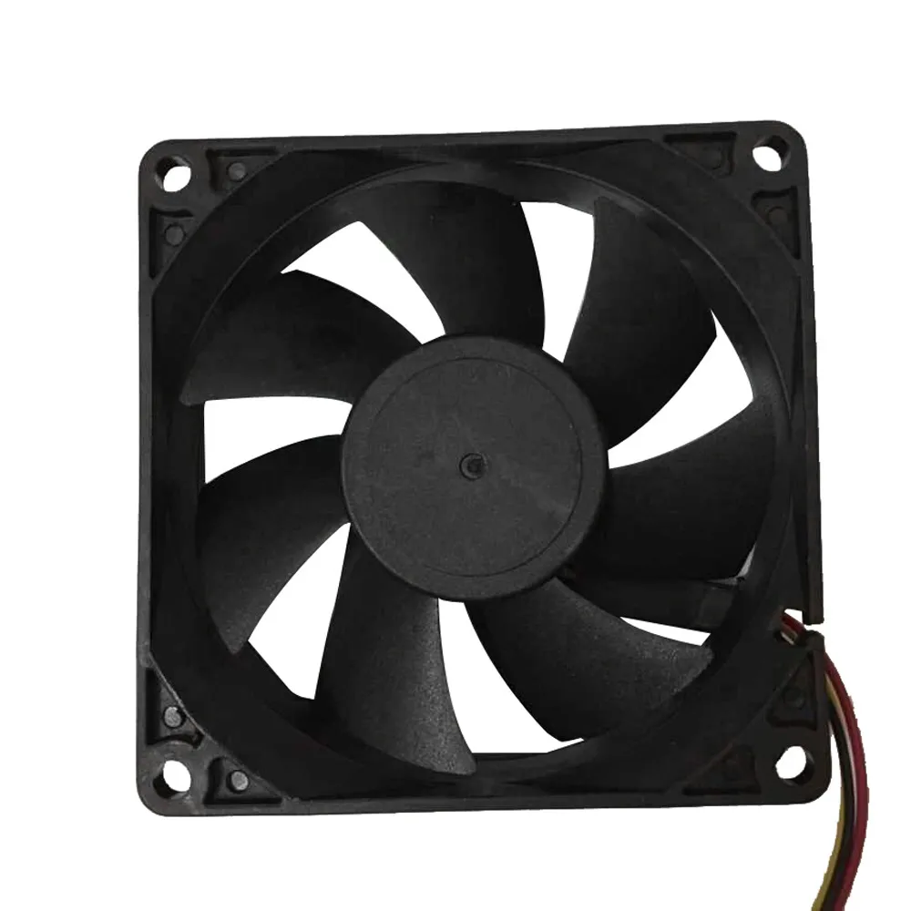 

BINMER Silent CPU Cooler Fan Quiet 80x80x25mm 12V 3pin Computer Cooling Case PC Fan Heatsink cooler para processador Black L0429