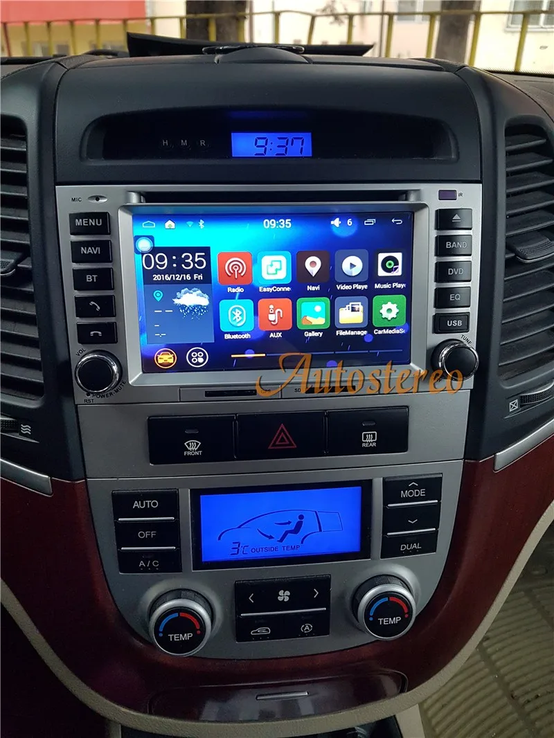 Best Android 8.0 car dvd player head unti For Hyundai c 2006 2007 2008 2009 2010 2011 2012 car radio stereo gps navigation BT 4