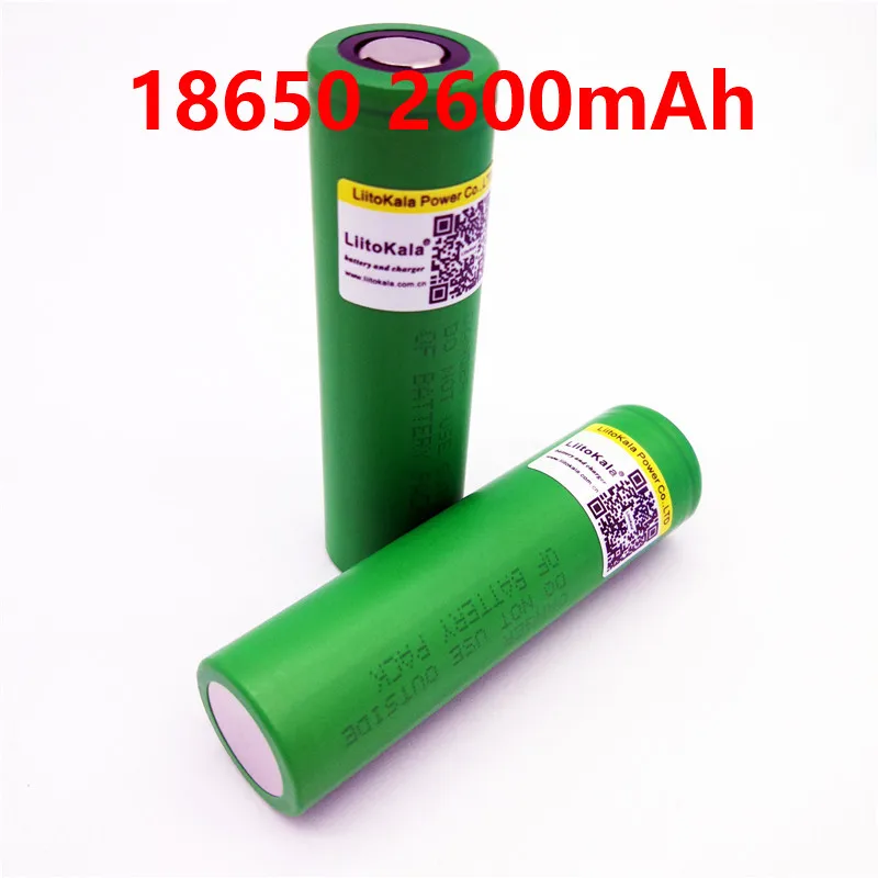 Liitokala 30 a разрядка 3,7 V US18650 VTC5 2600 mah аккумуляторные батареи для 18650 '/E-Ciga