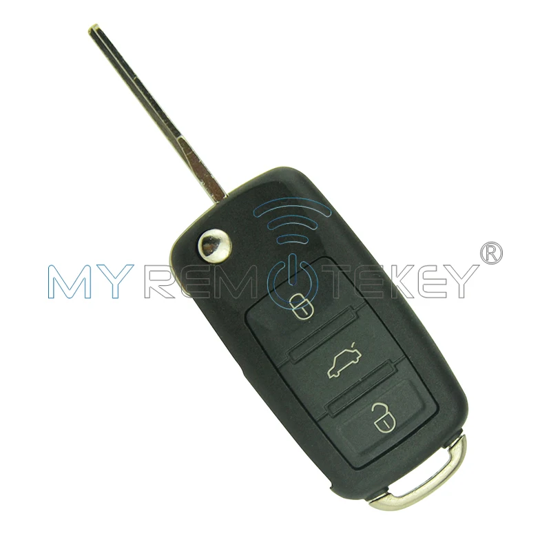 Remtekey 2 шт. 300 959 753AA HU66 3 кнопки 434 МГц 300959753AA для VW Touareg 2004 2005 2006 2007 2008 2009 2010 2011 remtekey