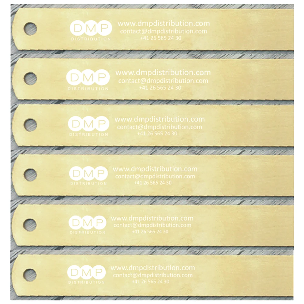 Мини Открытый правитель латунь закладки двойная шкала см и дюймовый цифровой Traveler Тетрадь пользовательские гравировка Бесплатная с вашим