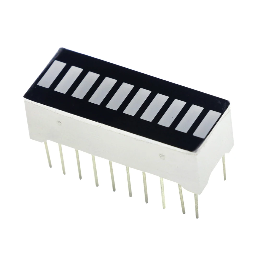 

10pcs/lot 10 Segment Digital Red LED Bar Graph Display Ultra Bright