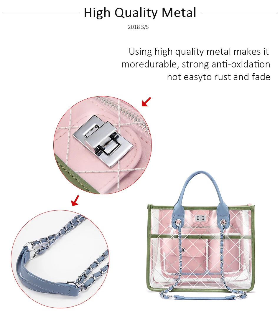 LOVEVOOK женская сумка через плечо, женская сумка-мессенджер, женская прозрачная сумка, прозрачные кошельки и сумки, летняя сумка-тоут