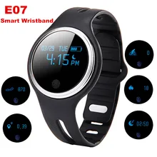 Neue version E07 Wasserdicht IP67 Smart Armband Bluetooth4.0 GPS Sport Tracks Monitor Smart Armband Smartwatch Für Android IOS