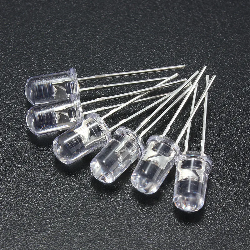 

1000PCS/lot 5mm LED Diodes Round Red Yellow White Green Blue Water Clear LED Light Diode Convenient DIY kits
