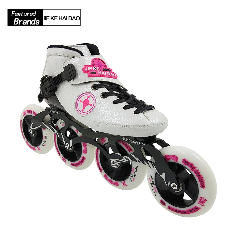 

2018 JIEKEHAIDAO Professional Speed Skate Shoes Inline Skating Patines Boots Adults Child Carbon Shoe Women Men Beginner Boot