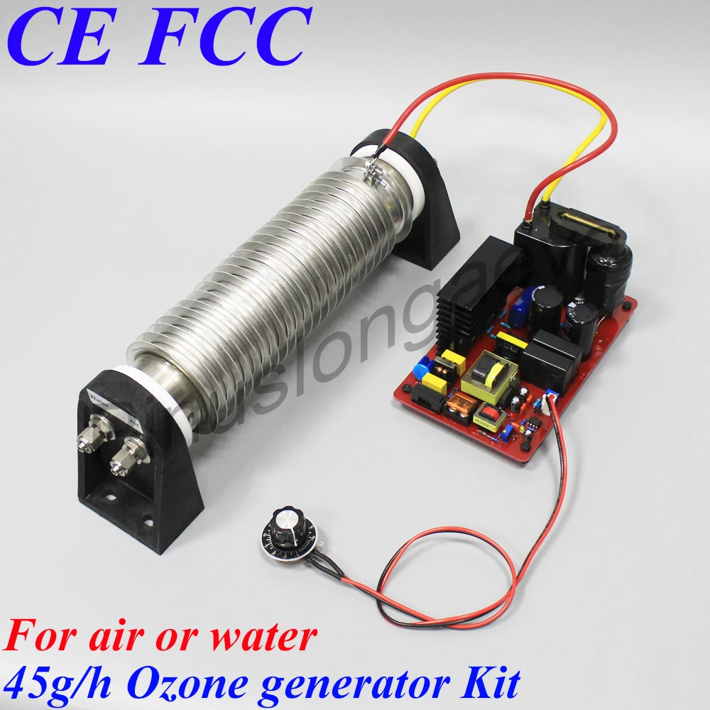 

Pinuslongaeva 45G/H 45grams Quartz tube type ozone generator Kit water cooling medical waste water generator ozone ozonator