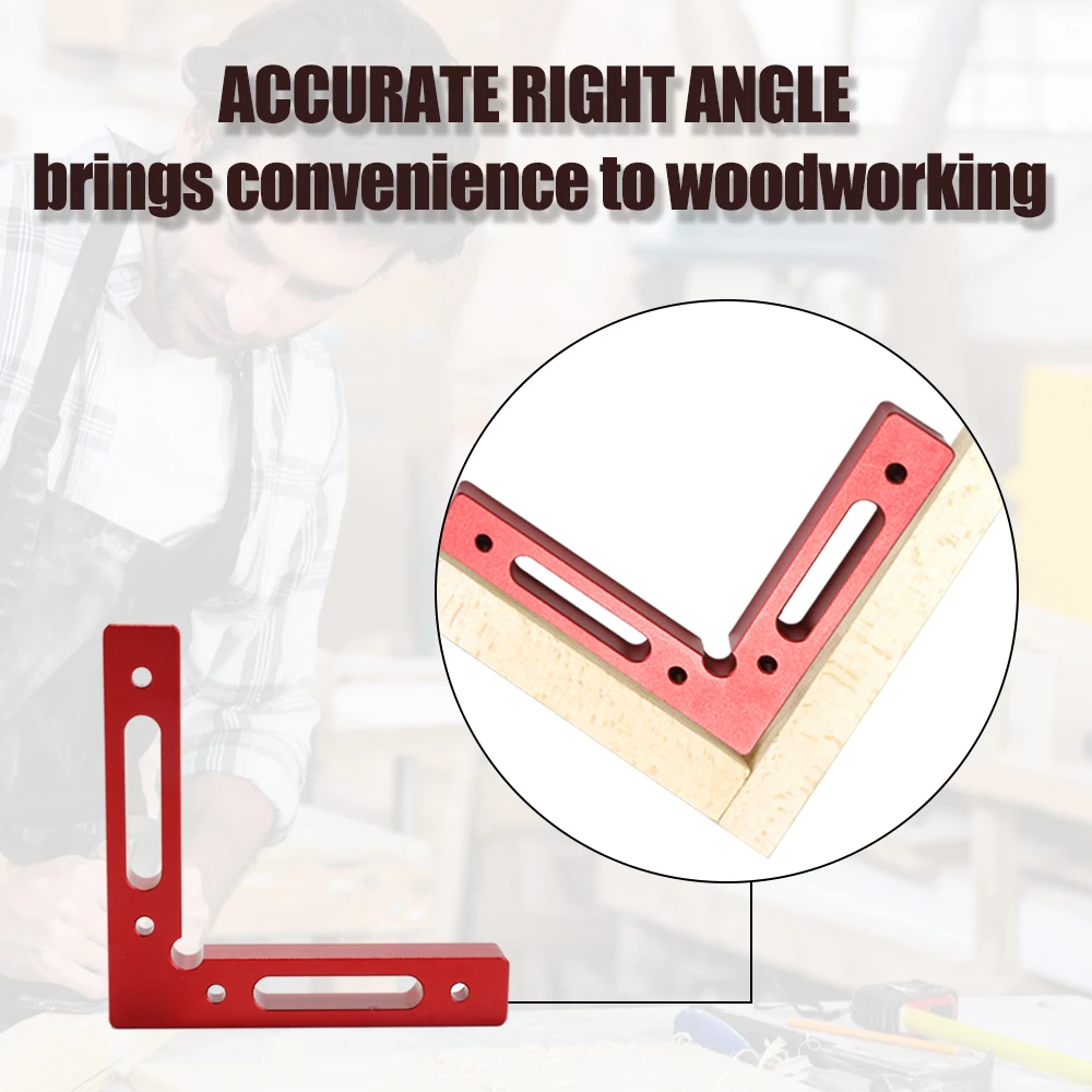 

Clamps Clamp 2pcs Plastic Precision 90 Right Angle Positioning Block Jig Clamp for Wood Working
