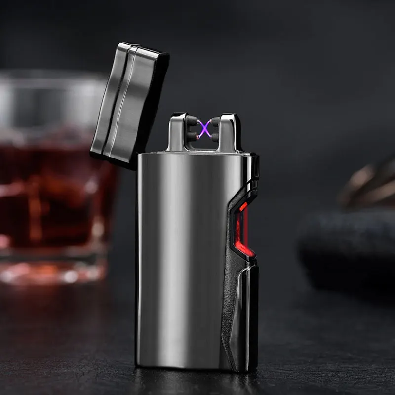 

2017 Smart Infrared Sensor Switch Cigarette Lighter Smoking Accessory USB Fast Charging Metal Frosted Windproof Lighter