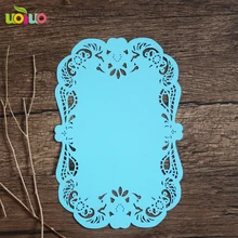 50 наборов inc195 небесно-голубые свадебные приглашения карты пользовательский лазер срезанный цветок печатаемый и настраиваемый меню карты