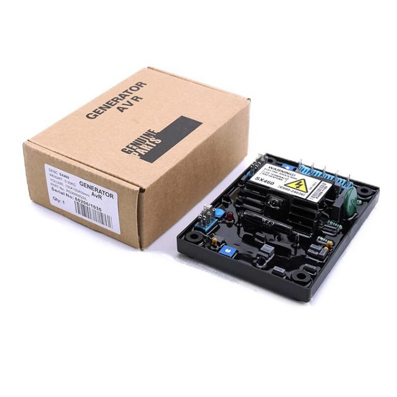 SX460 AVR Regulador de voltaje autom/ático SX460-A Regulador de voltaje autom/ático Controlador AVR para generador Generador monof/ásico Regulador de voltaje autom/ático