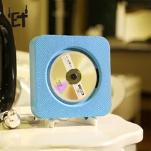 ET cd-плеер настенные Bluetooth Музыкальные плееры с пультом дистанционного управления/3,5 мм разъем для наушников/USB адаптер Поддержка FM радио MP3