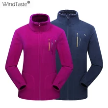 WindTaste мужские и женские Зимние флисовые куртки для походов, спорта на открытом воздухе, кемпинга, толстые тепловые треккинговые мужские лыжные куртки для альпинизма KA123