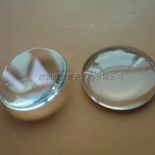 Высокомощный светодиодный объектив, без края диаметром 25 мм до 40 мм опционально, стеклянная плоско-выпуклая линза, Фокусирующая оптическая линза