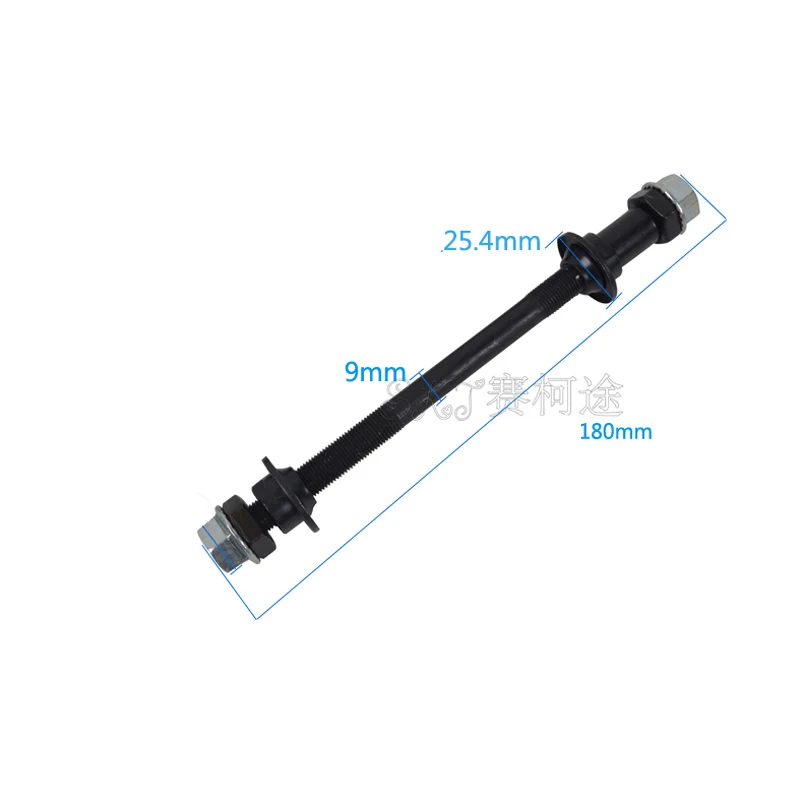 Быстросъемный вал полый вал для велосипеда передний/задний мост рычаг вала для горного велосипеда 10,8 см 14,5 см 9,5 мм - Цвет: A solid rear axle