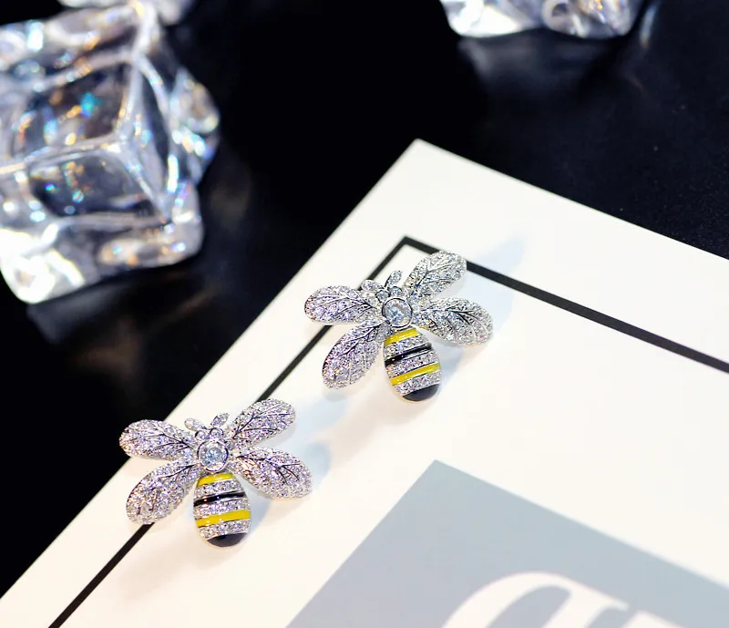 

2019 SALE 925 silver Europe Crystal from Swarovski new fashion creative cz Earrings for Women Party