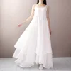 Makuluya Bohemia High Quality Cotton Linen Sleeveless Strap Vest  Holiday Beach Long Dress Women Female Summer Spring Vintage QW ► Photo 2/5