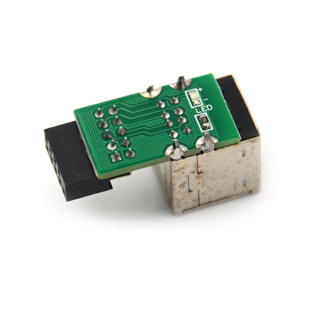 ZLinKJ 1 шт. Прочный USB 3. 0 9 контактный женский 2 портовый адаптер конвертер
