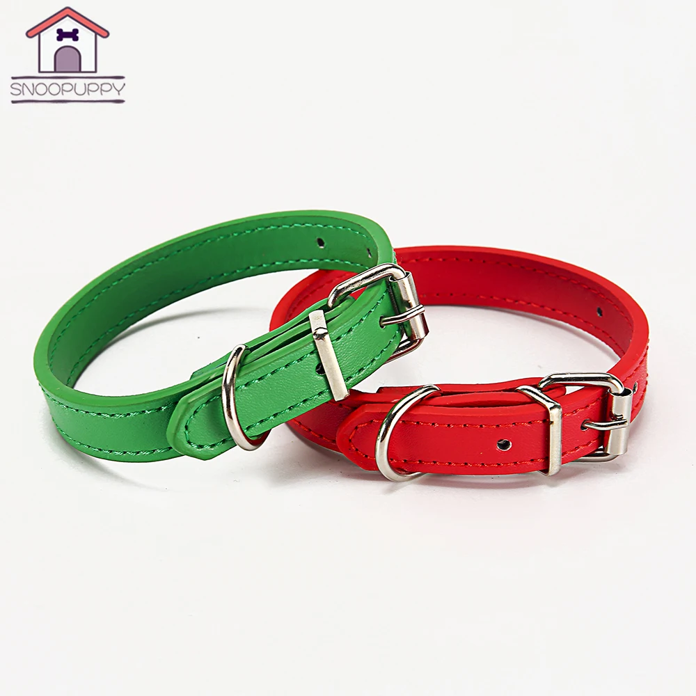 Buy Dog Pet Collars High Quality Breakaway PU Collar For Small Medium Dog Cat