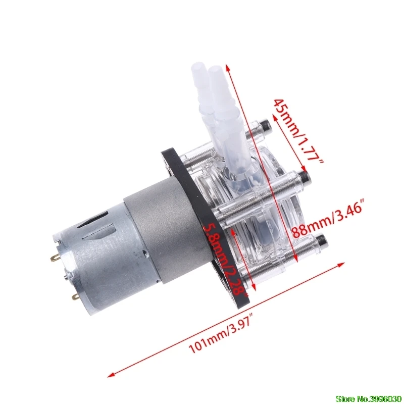 

DC 12/24V Peristaltic Pump Large Flow Dosing Pump Vacuum Aquarium Lab Analytical
