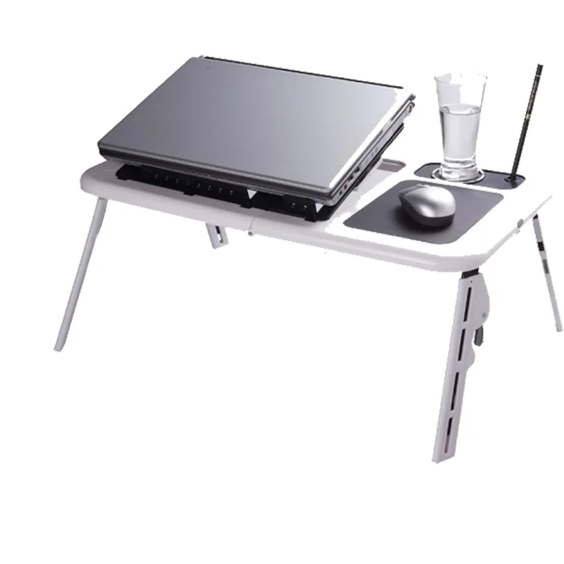 Prix pour 2017 Portable Ordinateur Portable Stand USB Table Pliante Portable Lit Table D'ordinateur Portable PC Suporte Support Pour Ordinateur Portable avec 2 Ventilateurs De Refroidissement + Tapis de Souris Prix pour 2017 Portable Ordinateur Portable Stand USB Table Pliante Portable Lit Table D'ordinateur Portable PC Suporte Support Pour Ordinateur Portable avec 2 Ventilateurs De Refroidissement + Tapis de Souris