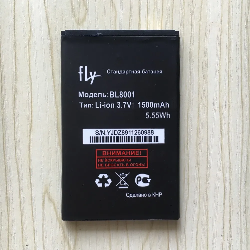 Аккумулятор 1500 мАч для Fly IQ4490 BL8001 мобильный телефон аккумуляторы + трек-код |