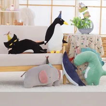 1pc Stuffed Animals Penguins dinosaurs Plush Toys Pillow Kawaii Appease Doll Gift Birthday Present Valentine's Day Gift