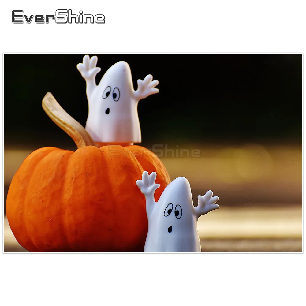 

EverShine New Arrival 5D Diamond Painting Full Round Cartoon Pictures Of Rhinestones Diamond Embroidery Halloween Children Gift