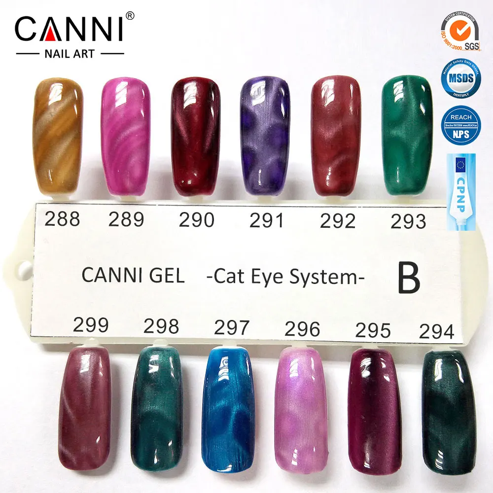 Buy CANNI 12pcs Cat Eyes Gel Polish Hot Nail Art Salon