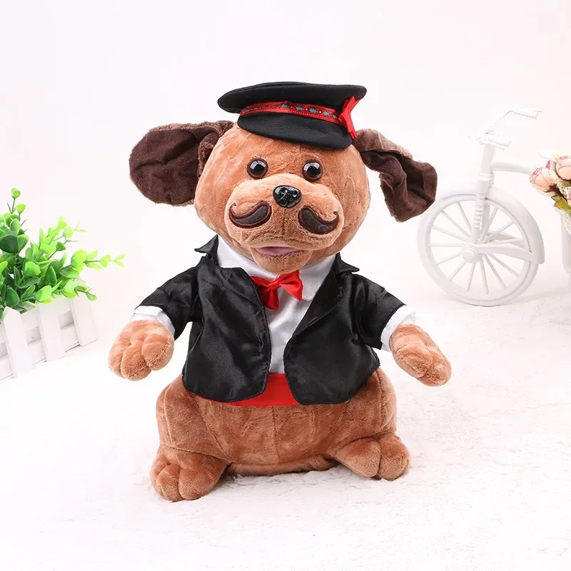 Figura de Ação Presente para Crianças Russo Acordeão Cantando Dança Eletrônico Pet Cães Boneca Recheado & Pelúcia Crianças Brinquedo 2020 Cão 2 Cheap Brinquedos de pelúcia eletrônicos