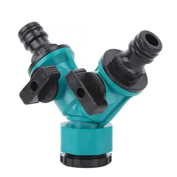 

Household Y Shunt Adapter Connector Garden Hose Faucet Switch On / Off Valve Pipe Fittings