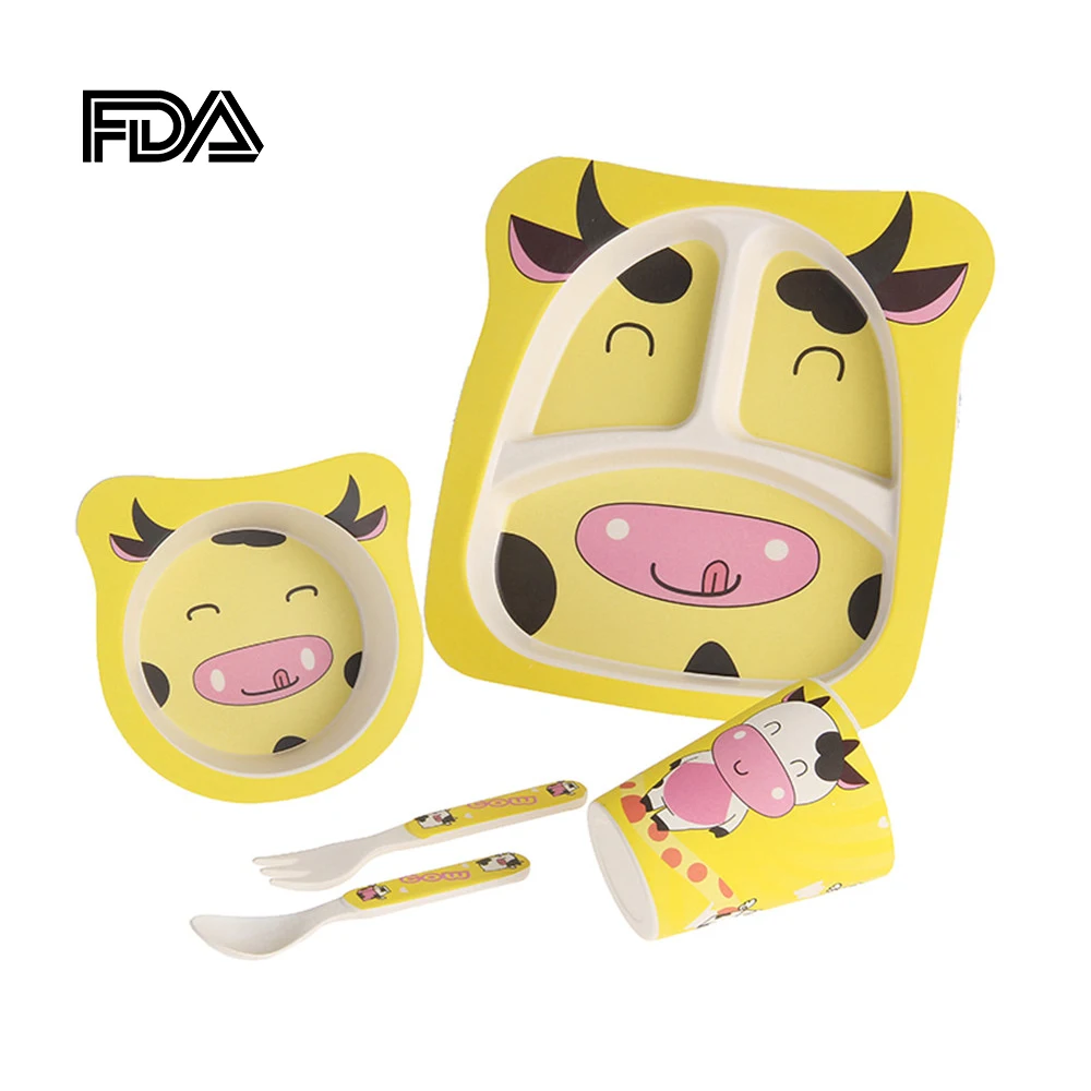 ^*Best Offers 5 PCS/set Kids Dinnerware Sets Babys Bowl Plate Spoon Fork Cup Cute Food Fruit Container Children Safe Feeding Tableware ^*Best Offers 5 PCS/set Kids Dinnerware Sets Babys Bowl Plate Spoon Fork Cup Cute Food Fruit Container Children Safe Feeding Tableware