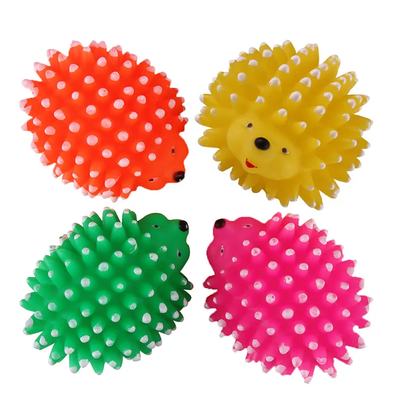 Cute Hedgehog Design Dog Toys Chews Squeaky Toy For Pet Dog Cat Puppy