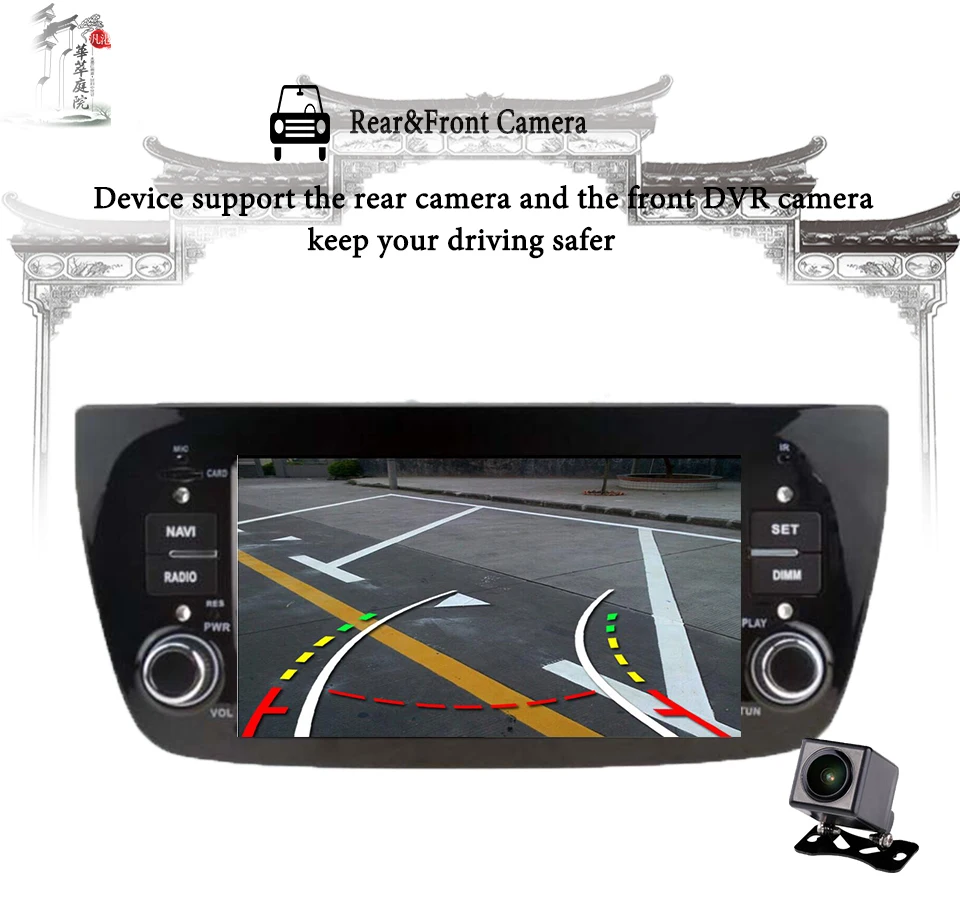 Flash Deal 6.2" IPS Display 4+32GB Android 8.0 Car Stereo For Fiat Doblo 2009-2014 Auto Radio FM GPS Navigation WiFi Head Unit No DVD 13