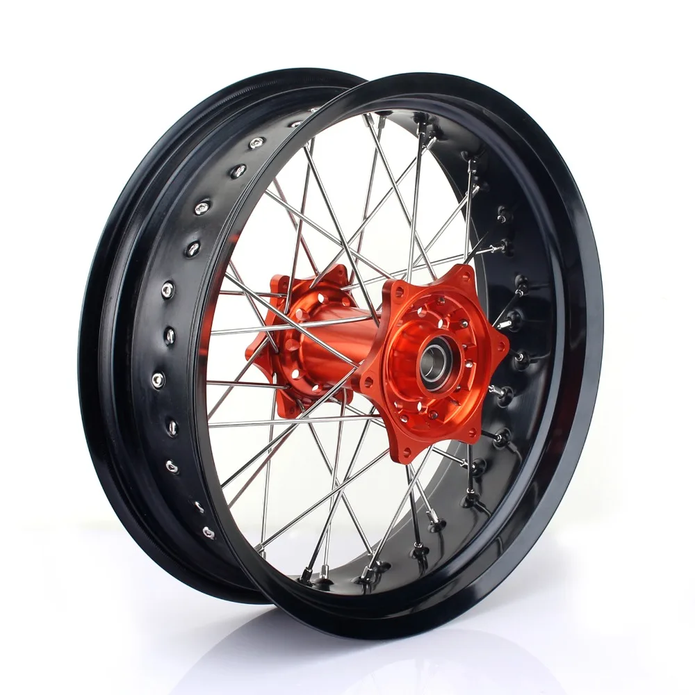 Передняя Ступица колеса BIKINGBOY 3 5*17 "36 спиц MX Supermoto для KTM EXC F 500 10 15 530 08 11 XC F450 09 SX 505 07
