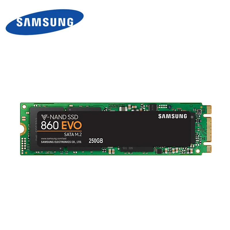 SAMSUNG 860 EVO M.2 SSD 2280 SATA Внутренний твердотельный диск 1 ТБ жесткий диск HDD 250GB 500GB Disco duro ssd для портативных ПК